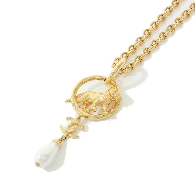 Pendant Necklace Gold With Artificial