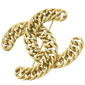 Chanel Cc Logo Brooch Metal