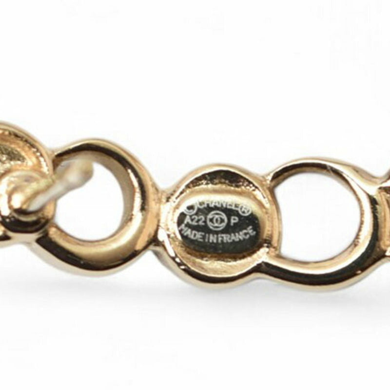 Earrings Rhinestone Gold-Tone Metal