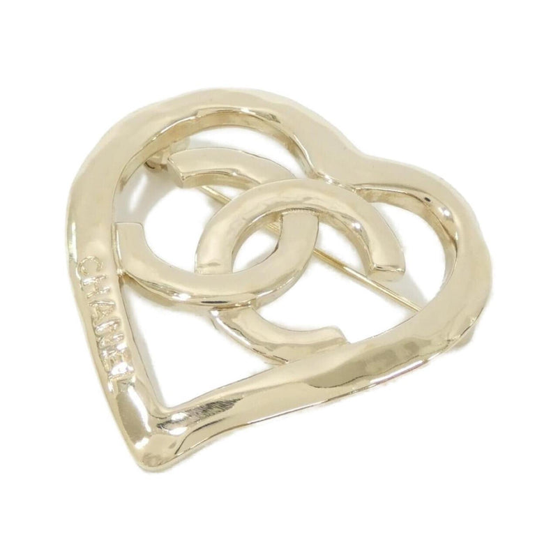 Brooch Gold-Tone Metal