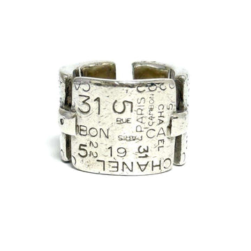 Chanel Vintage Bi-C Line Ring Sterling