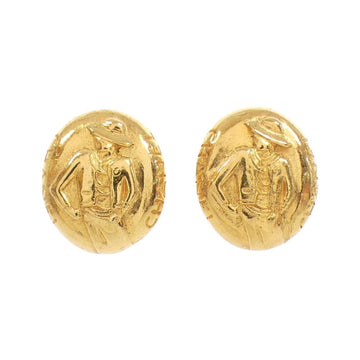 Earrings Gold-Tone Metal