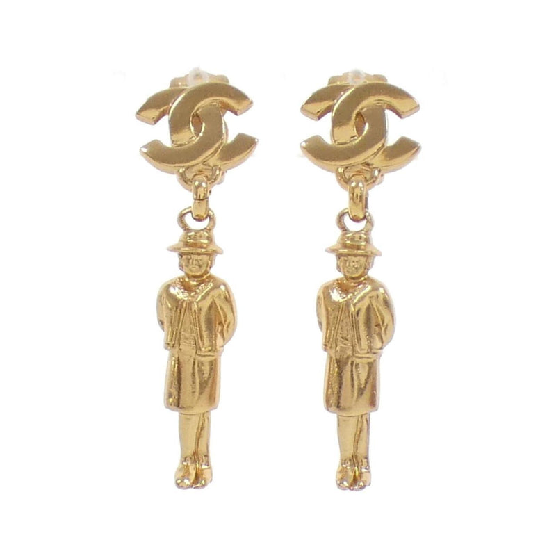 Clip-On Earrings Gold-Tone Metal