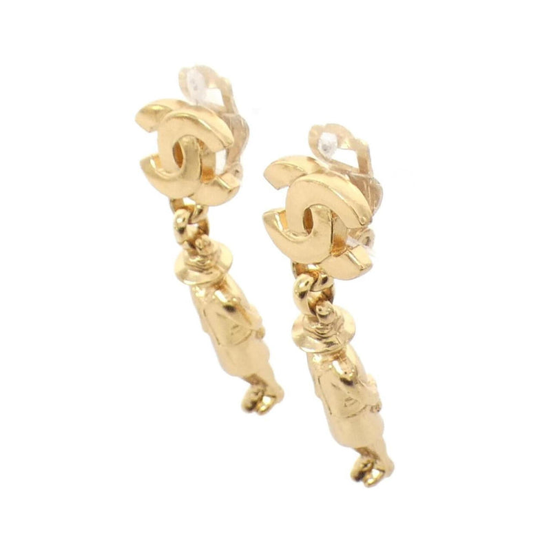 Clip-On Earrings Gold-Tone Metal