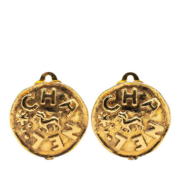 Earrings Gold-Tone Metal