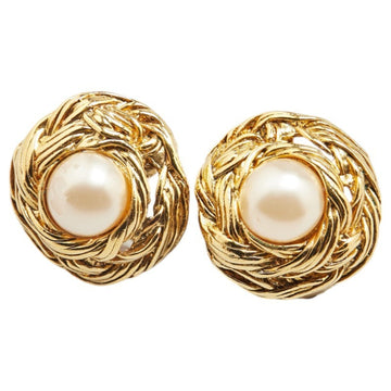 Pearl Clip-On Earrings Artificial