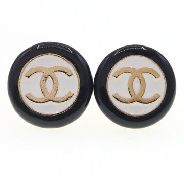 Cc Logo Round Circle Earrings Metal
