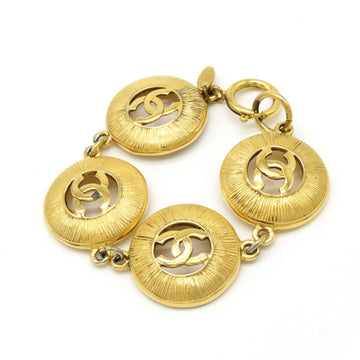 Cc Logo Round Bracelet Metal