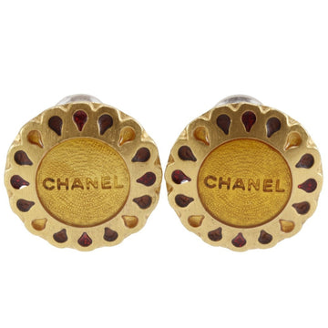 Chanel Clip-On Earrings Gold-