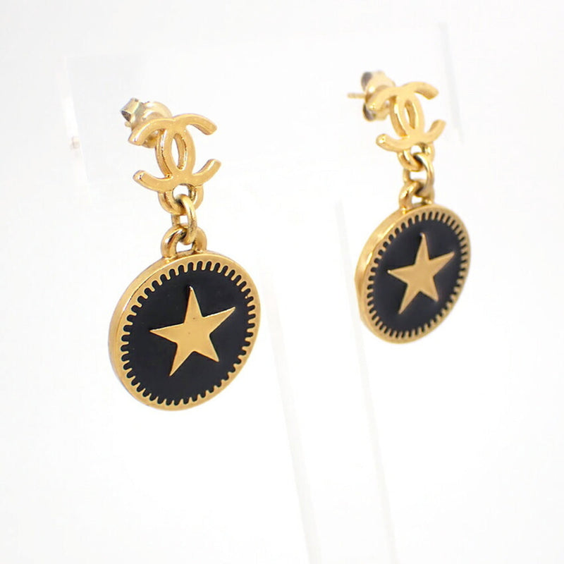 Earrings Gold-Tone Metal