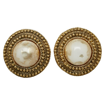 Chanel Clip-On Earrings Pearl
