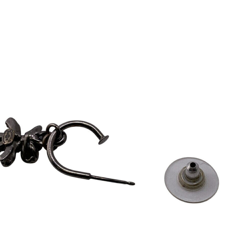 Cc Logo Flower Single Earring Sterling