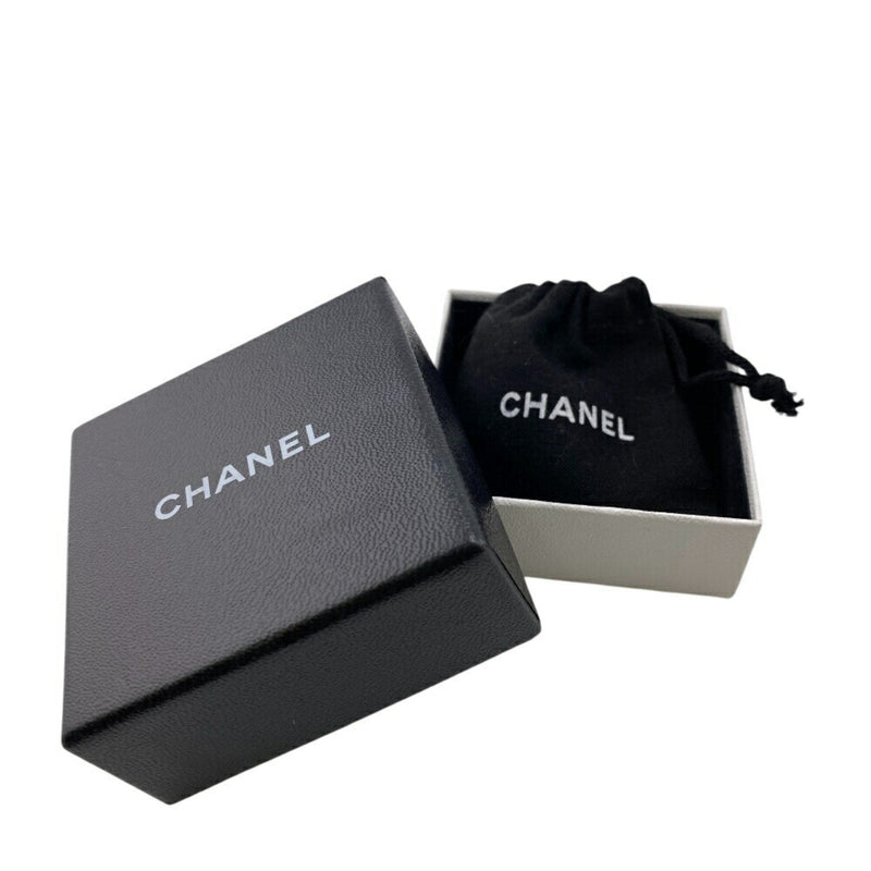 Cc Logo Flower Single Earring Sterling