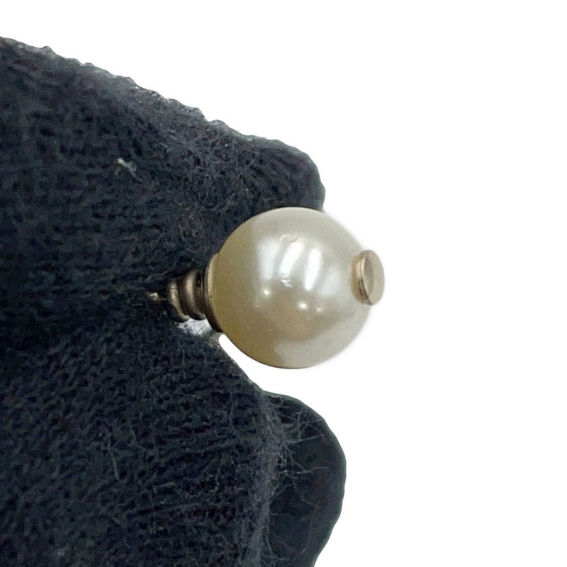 Cc Logo Heart Earrings Gold-Tone Metal