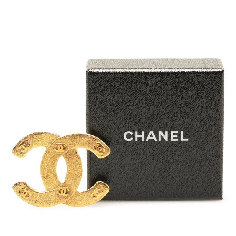 Cc Logo Brooch Metal