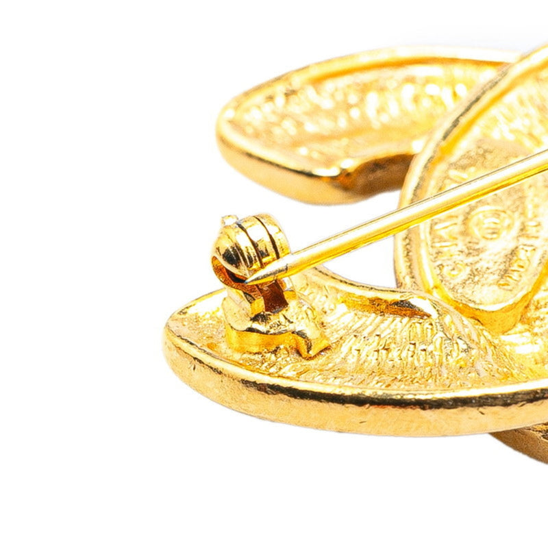 Cc Logo Brooch Metal