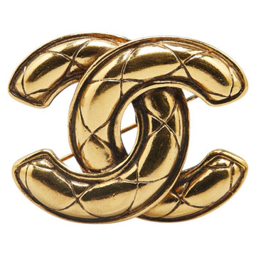 Cc Logo Brooch Metal