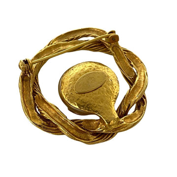 Chanel Cc Logo Brooch Metal