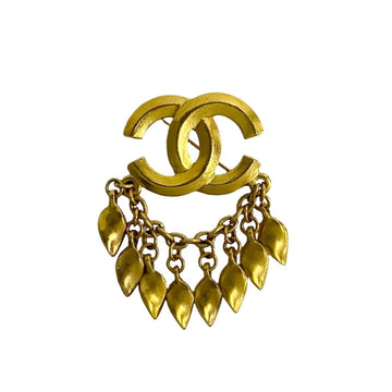 Chanel Cc Logo Brooch Metal
