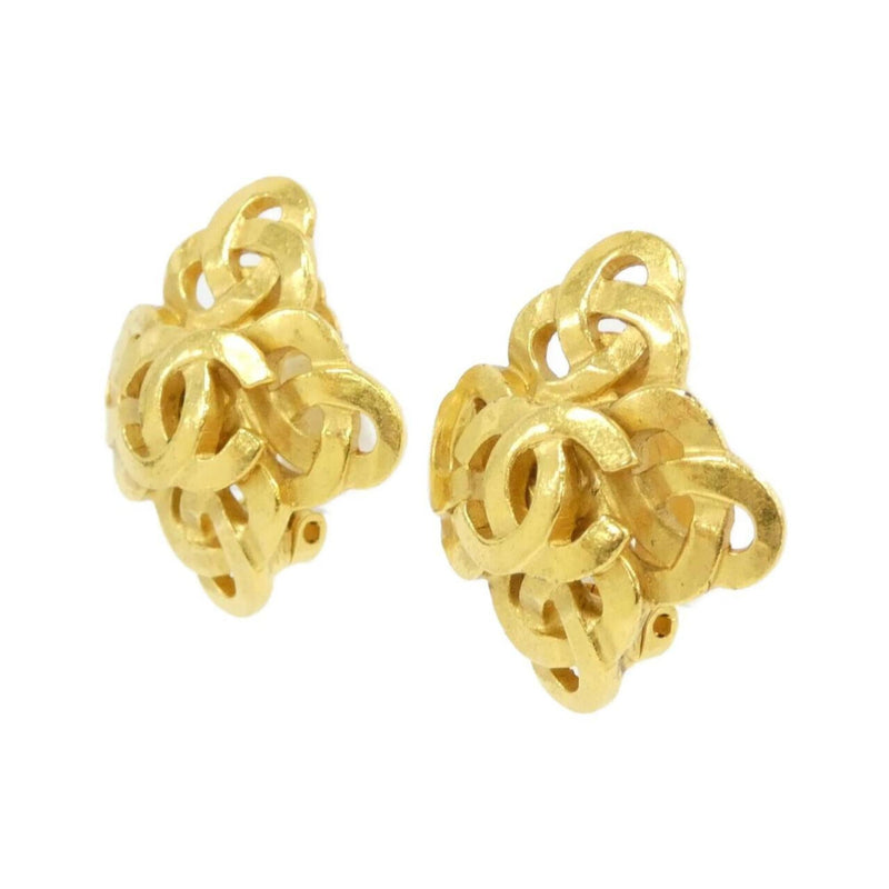 Clip-On Earrings Gold-Tone Metal