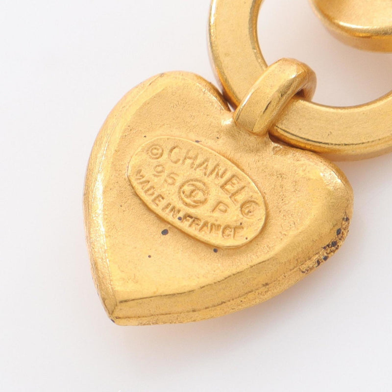 Cc Logo Clip-On Earrings Metal Gold-Tone