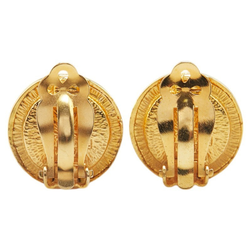 Clip-On Earrings Pearl Gold-Tone