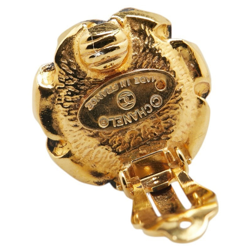 Earrings Pearl Gold-Tone Metal