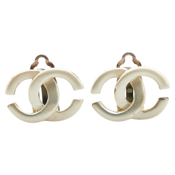 Cc Logo Clip-On Earrings Metal
