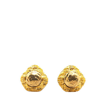 Vintage Clip-On Earrings Gold-