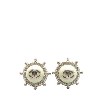 Chanel Cc Logo Clip-On Earrings Metal