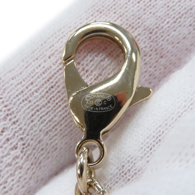 Cc Logo Pendant Necklace Metal