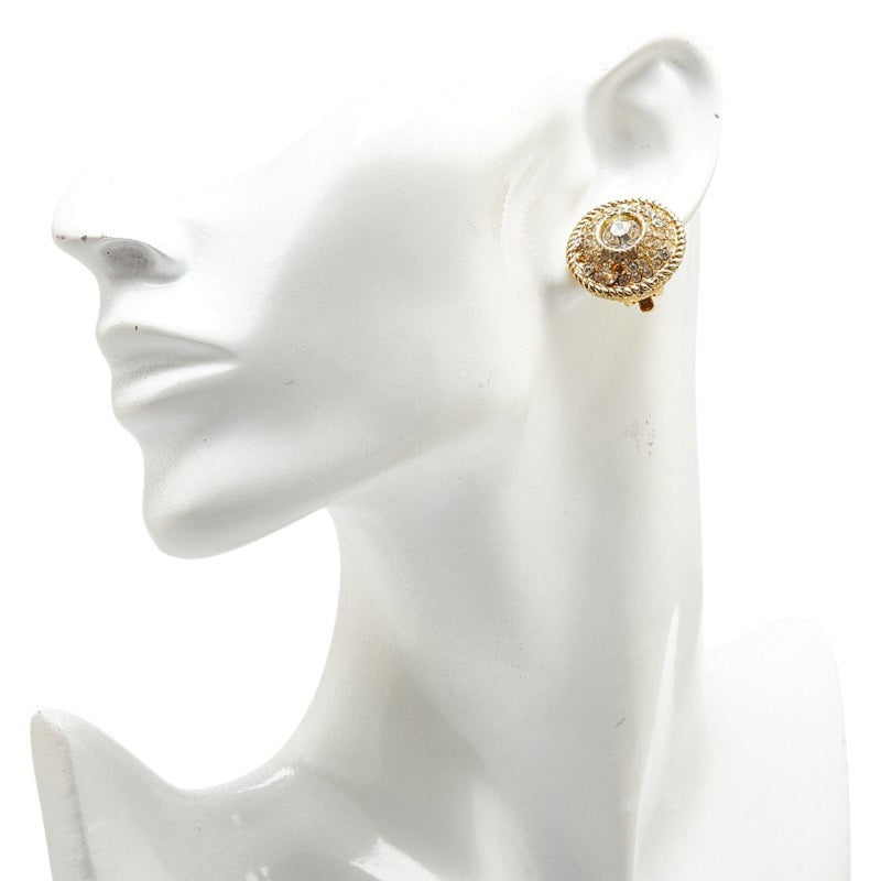 Rhinestone Clip-On Earrings