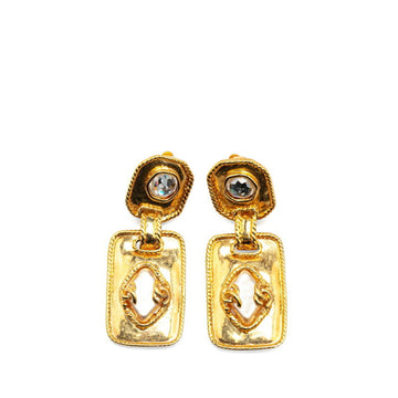 Chanel Cc Logo Clip-On Earrings Metal