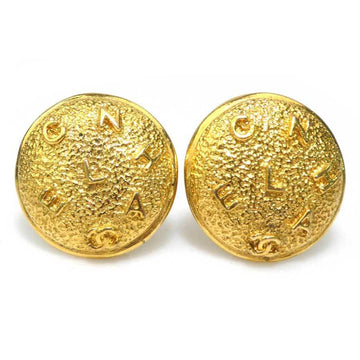Chanel Clip-On Earrings Gold-