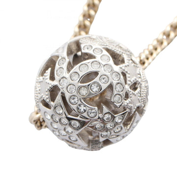 Cc Logo Star Pendant Necklace Sterling