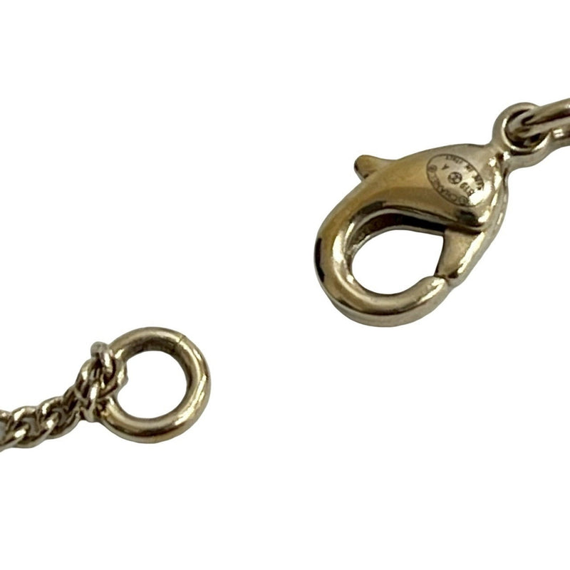 Cc Logo Pendant Necklace Metal