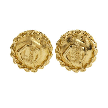 Chanel Clip-On Earrings Gold-