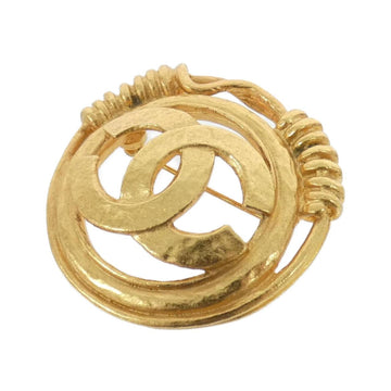 Brooch Gold-Tone Metal