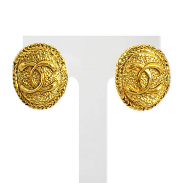 Cc Logo Clip-On Earrings Metal