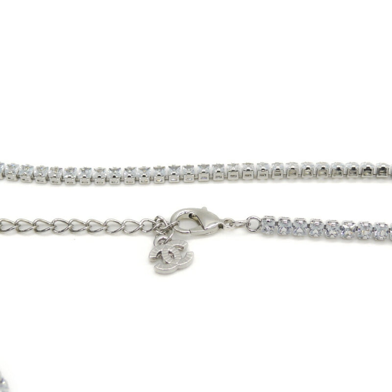 Cc Logo Pendant Necklace Metal