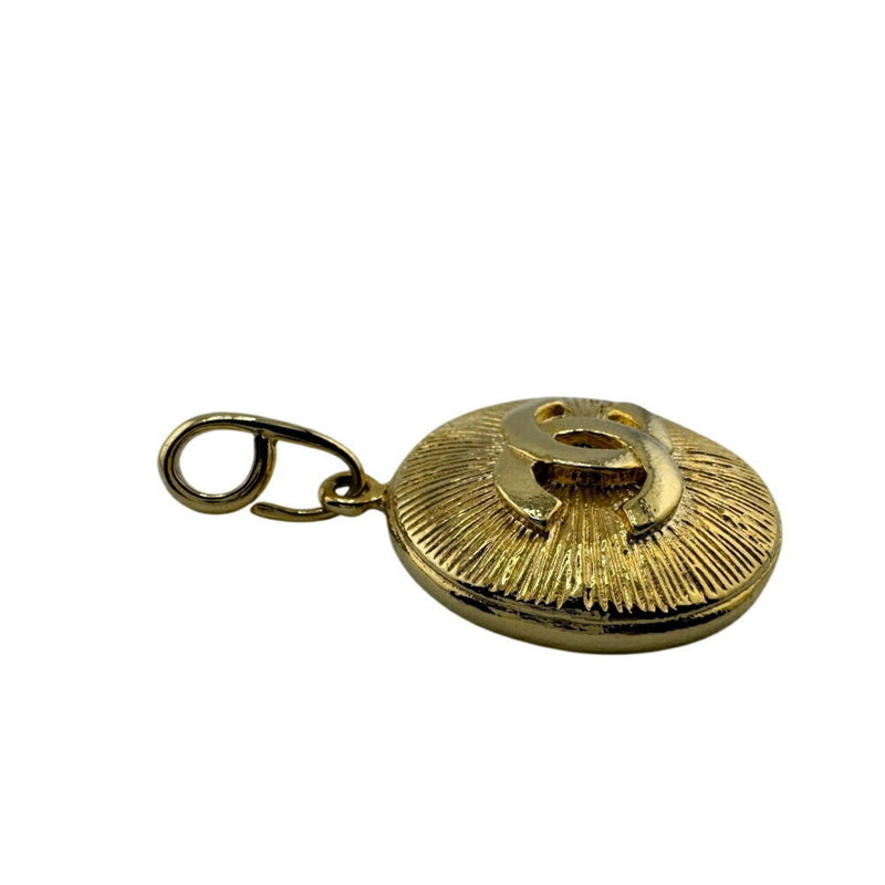 Cc Logo Chain Necklace Metal