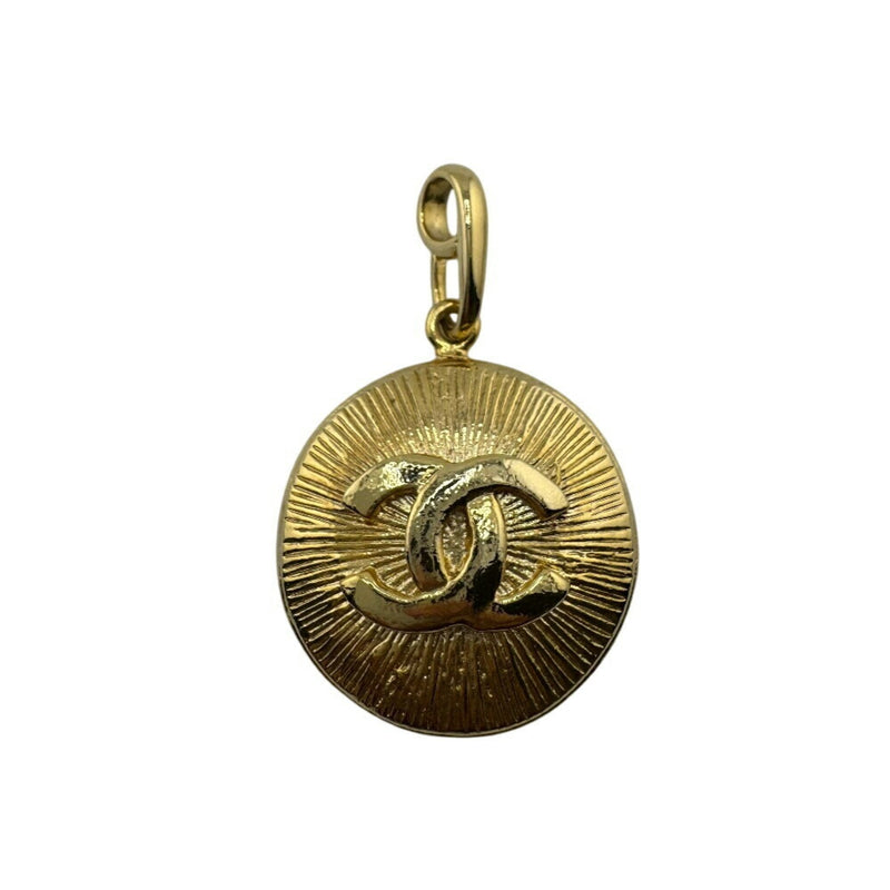 Cc Logo Chain Necklace Metal