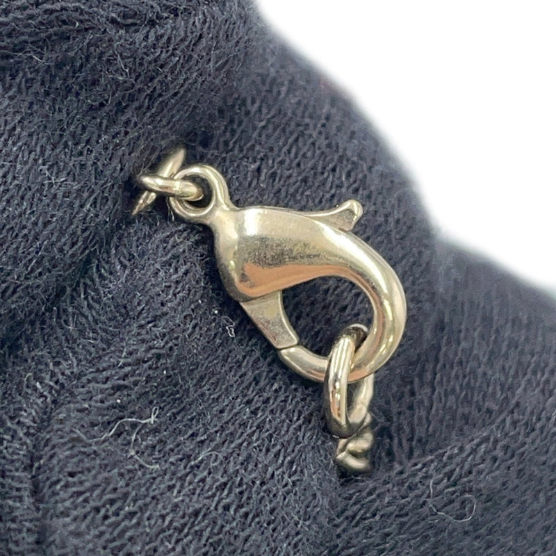 Cc Logo Pendant Necklace Metal