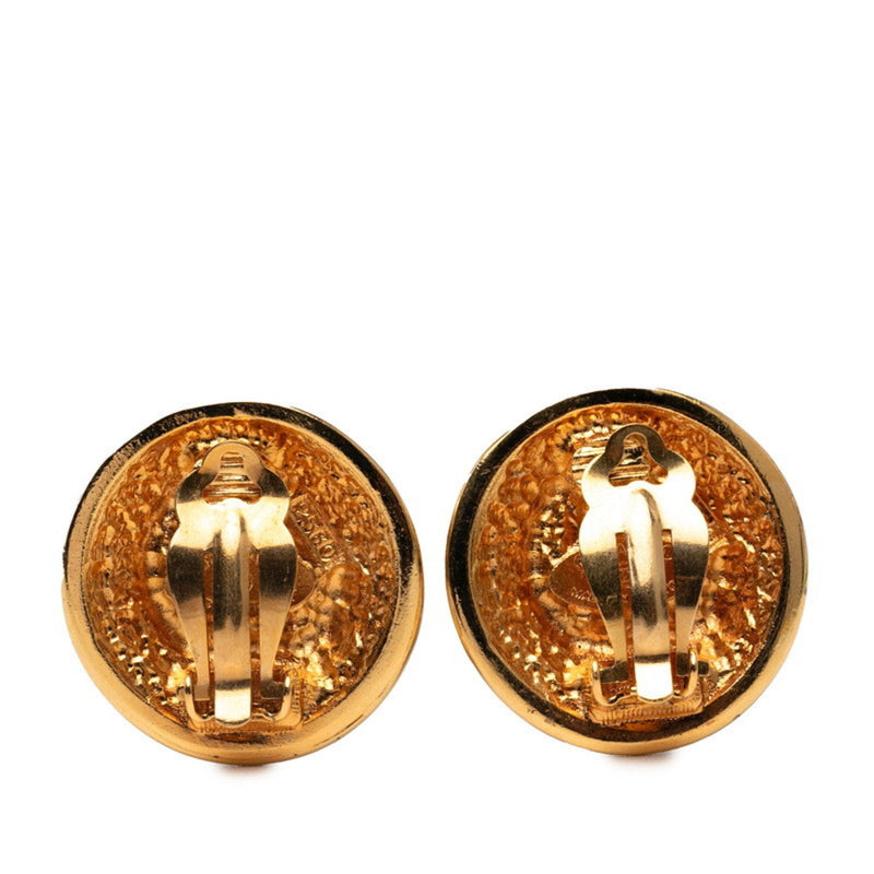 Clip-On Earrings Pearl Gold-Tone