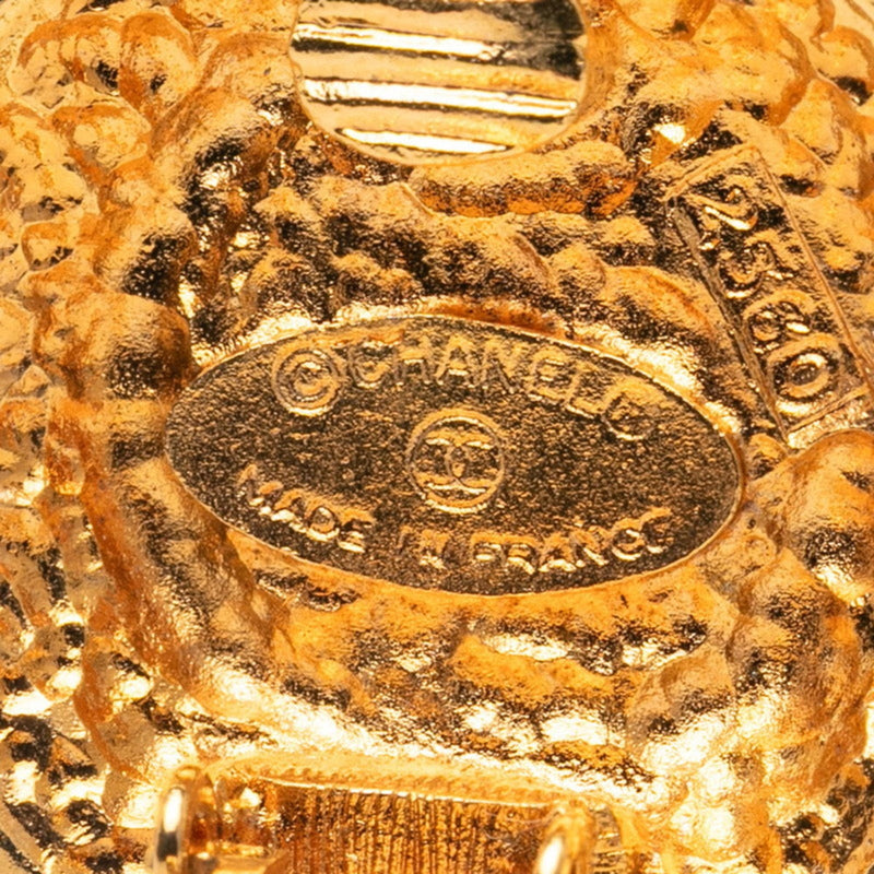 Clip-On Earrings Pearl Gold-Tone