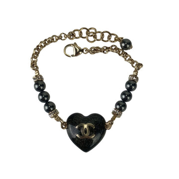 Heart Charm Bracelet Metal Gold And