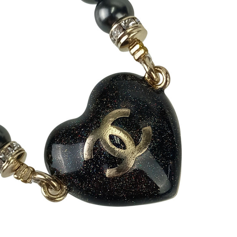 Heart Charm Bracelet Metal Gold And