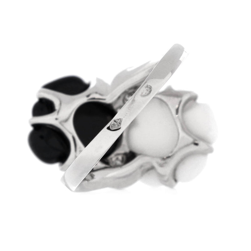 Toi & Moi Camellia Sculpte Ring 18K