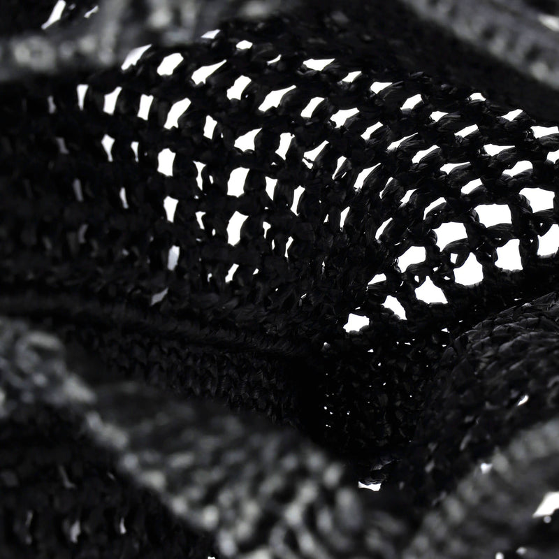 Triangle Logo Open Tote Raffia