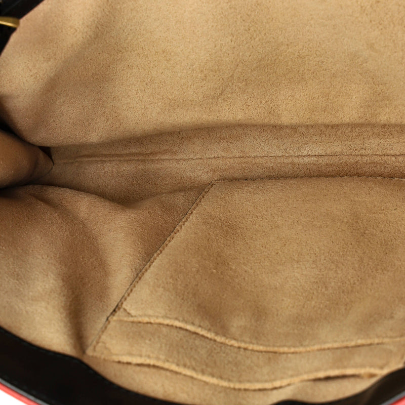 Queen Margaret Clutch Colorblock Leather